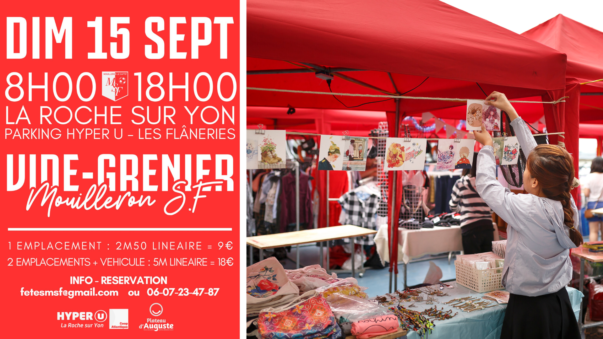 You are currently viewing Vide grenier du 15 Septembre à Hyper U